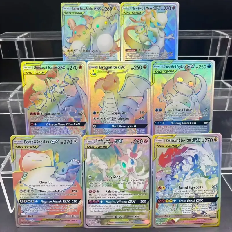 DIY Collection Cards Zekrom Umbreon Espeon Mewtwo GX EN Self Made Single Card Classic Game Anime Card Gift Toy — image 10