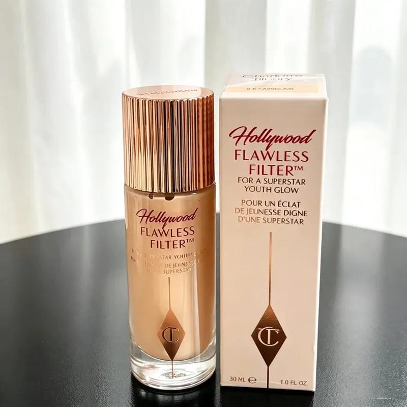 Charlotte Tilbury Lip Stick Liquid Foundation Highlighter Pressed Powder Blush Facial Spot Concealer Foundation Makeup Cosmetics — image 11