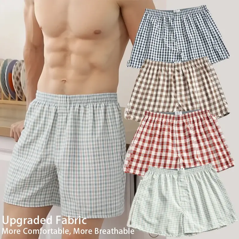 Boxer Aro en tissu amélioré pour homme, 1 pièce, respirant et confortable, short avec ceinture élastique, polyvalent, évacuant la transpiration