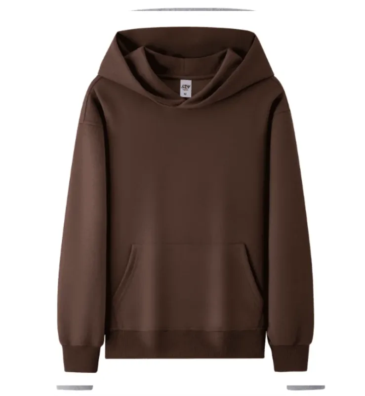 Fashionable Loose Cotton Hooded Sweatshirt for Men and Women, Customized Printed Logo, Embroidered Logo, Spring and Autumn Cloth — image 25