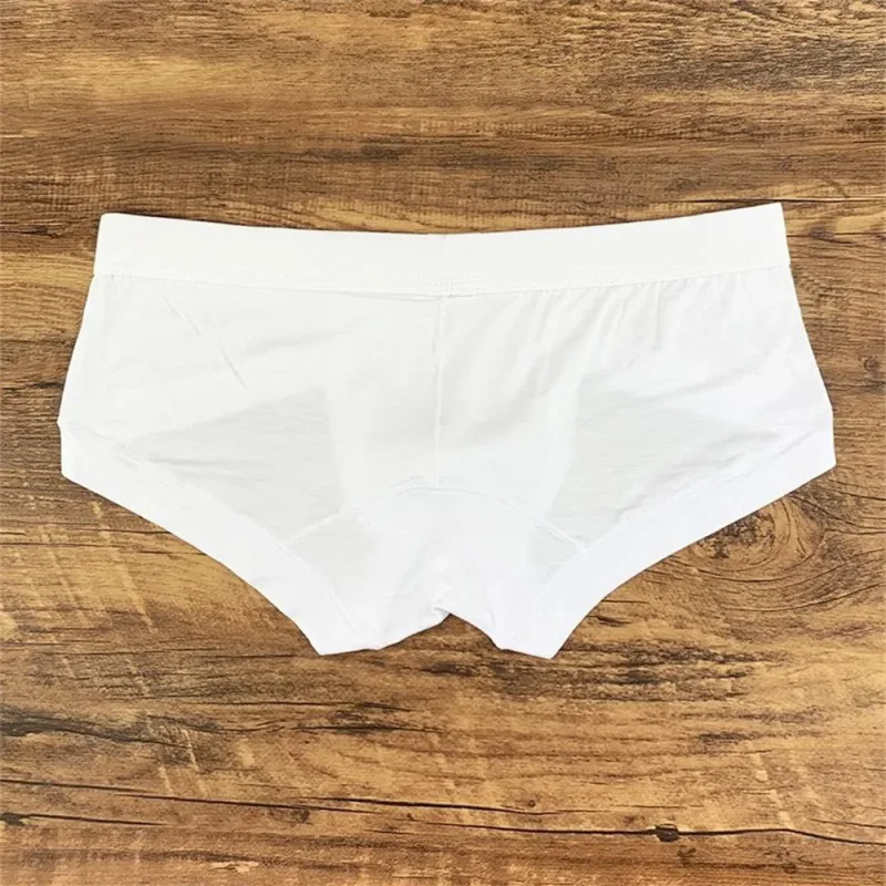 Men's Sexy Modal Pink Underwear Simple and Comfortable U Convex Pouch Briefs Low Waist Slim Fit Plus Size Male Underpants L-XXXL — image 12