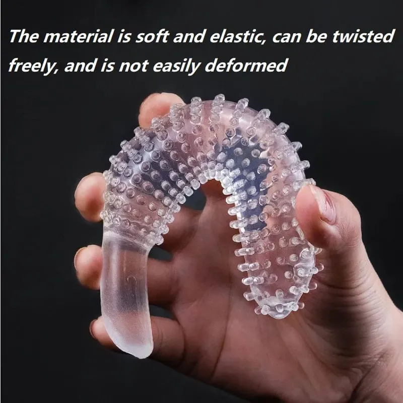 Fee Stok Grote Korrel foelie Soft clear Penis Anale Plug Butt Plug Speeltjes Voor Man Vrouw Koppels Vaginale En anale Stimulatie