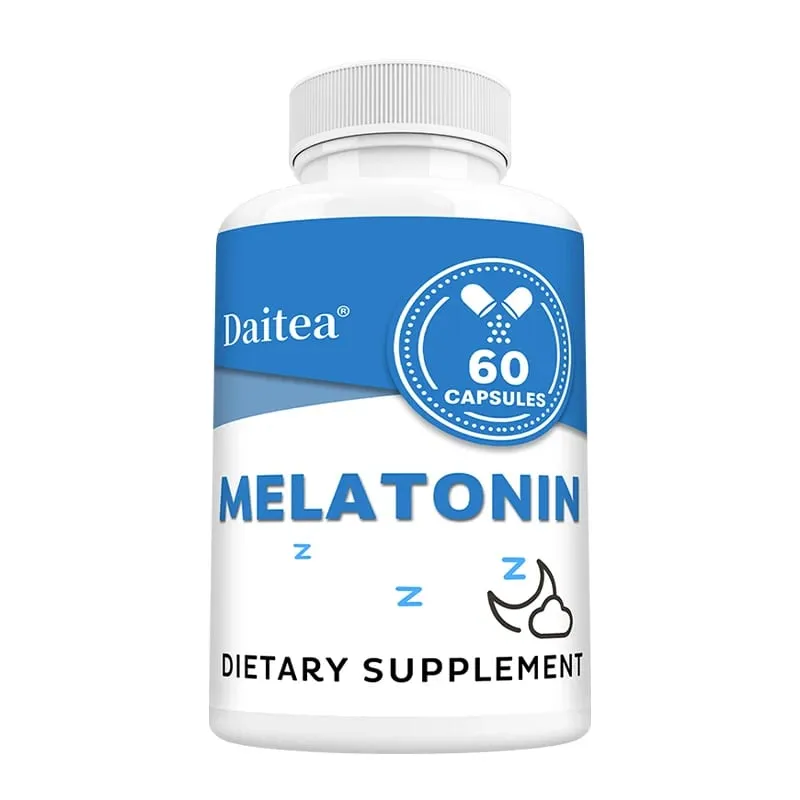Kapsul Suplemen Melatonin 5 Mg - Dukungan Tidur Alami Relaksasi dan Ketenangan Meningkatkan Kualitas Tidur