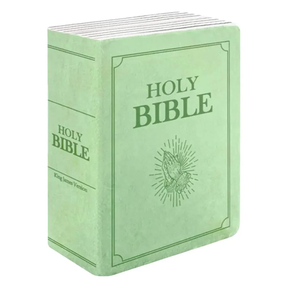 Living Room Realistic Looking Bible Pillow Sofa Cushion Bible Throw Pillow 33*22cm Cutest Bible Cushion Christmas Present — image 10