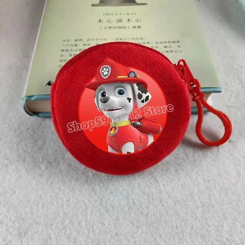Paw Patrols Round Wallet Cute Keychain Bag Printing Coin Zipper Purse Anime Small Change Bags Convenient Mini Storage Pouch Gift — image 24