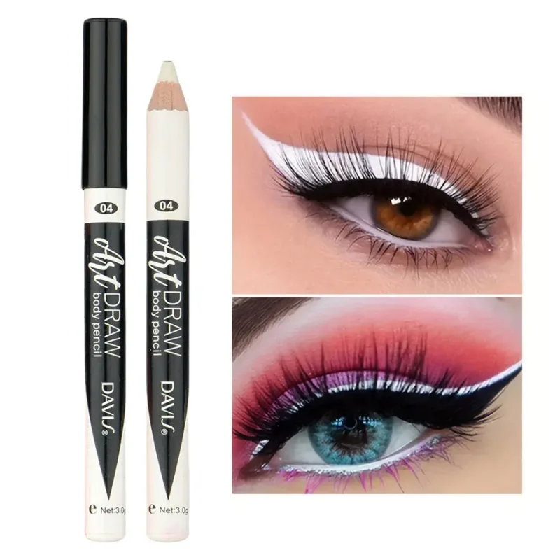 15 Color Eyeliner Lip Liner Pen Black Blue Multicolor Metallic Pearly Glitter Matte Finish Punk Smokey Style Eye Makeup Pen
