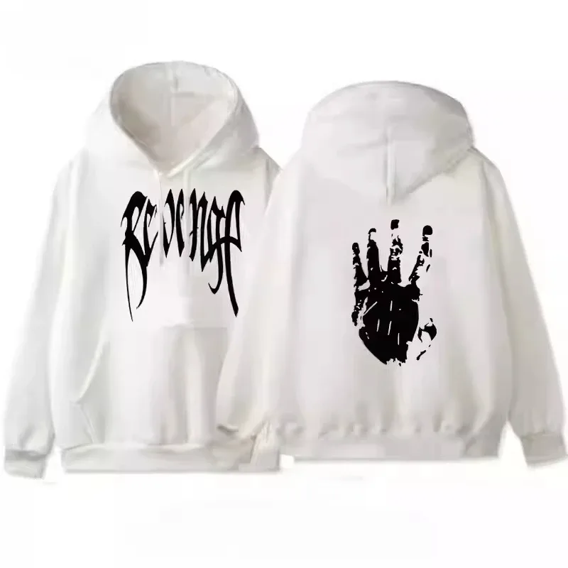 Unisex Hoodies cool hip hop sweater terror Karl metal pullover fleece hooded sweatshirt for men women FTP rap xxx Tentacion — image 2