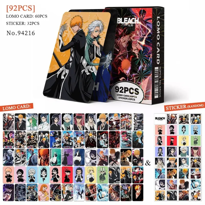 Anime Attack on Titan Lomo Card Pohlednice Hračka Haikyuu Lékárnické deníky Honkai Star Rail Collection Karty s nálepkami Dárek — image 19