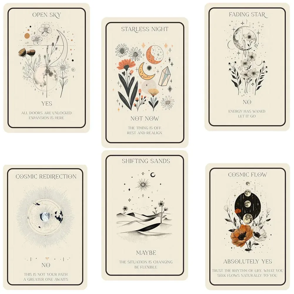 44 Card Deck 13x8 Celestial Oracle Cards Cosmic Guidance for Ultimate Personal Growth Card Game for Inspiration — image 4