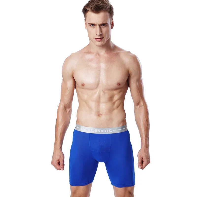 Large Size XL-7XL Men's Boxers Shorts Modal Underwear Man Breathable Pouch Panties Middle Long Leg Underpants Male Cueca Hombre — image 3