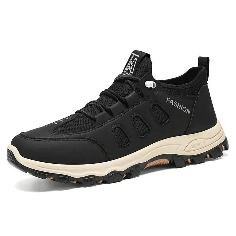 Men's Hiking Shoes Fashion High Quality Men Sneakers Outdoor Trekking Climbing Sport Shoes Breathable Lace Up Men Walking Shoes — image 9