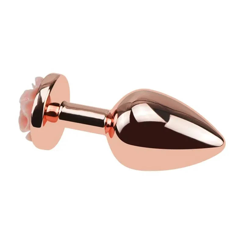 3Size Anale Plug Buttplug Rose Vorm Anale Speeltjes voor Mannen Vrouwen Beginners Gevorderde Gebruikers Seksspeeltje voor Vagina training Butt Plug — image 4