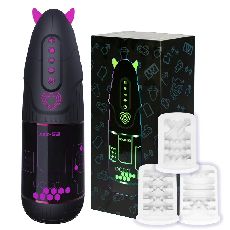 2026Automatic Male Masturbator APP Control Sex Toys for Men Blowjob Sex Machine with 10 Vibrating 9 Thrusting Rotating 3 Sleeves — image 1