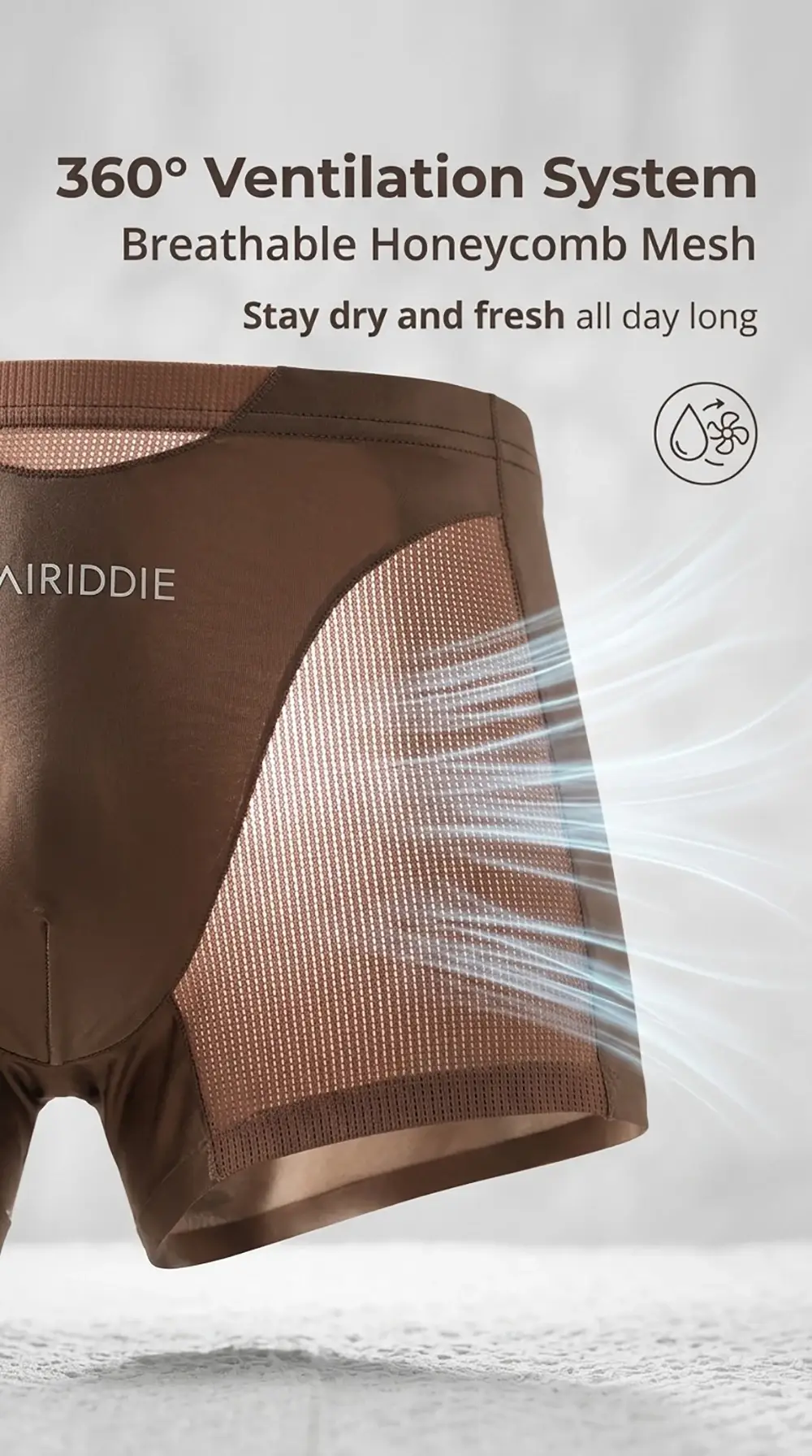 1/3PCS Luxury Satin-like Ice Silk Men Underwear Cool Breathable Double-side Mesh Men's Panties High Elastic Seamless Lingeries — image 2