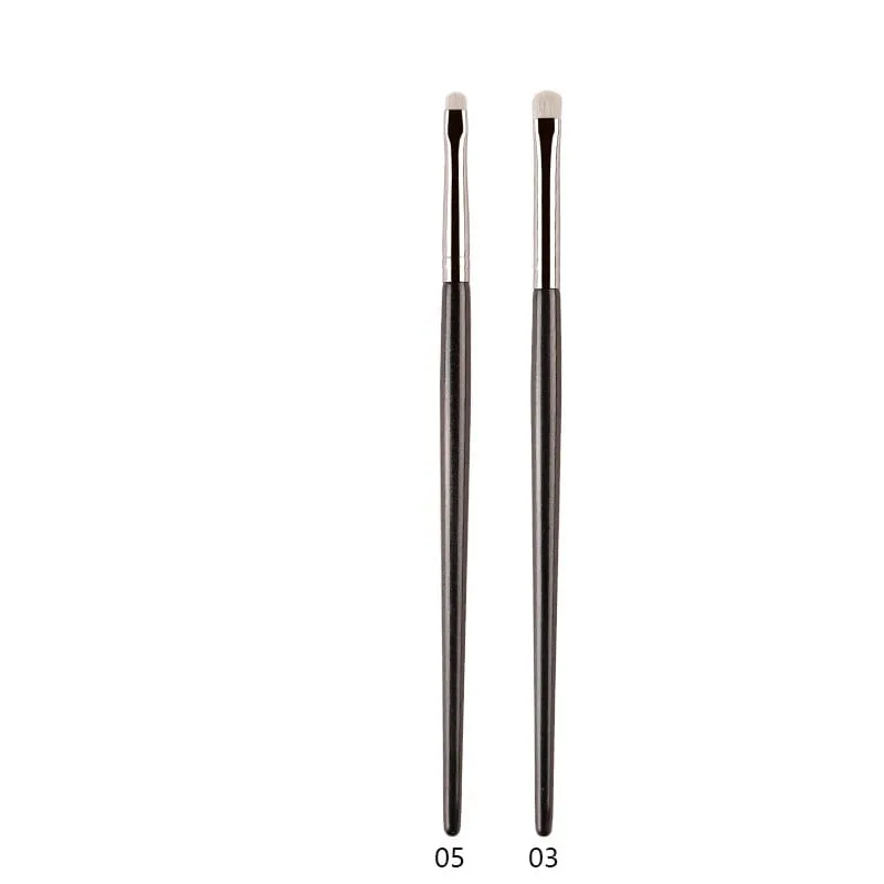 1ks White Pony Hair štětce na make-up na oční stíny Small Smudge Precision Crease Detail Bevel Eye Shadow Make up brush Liner Lip