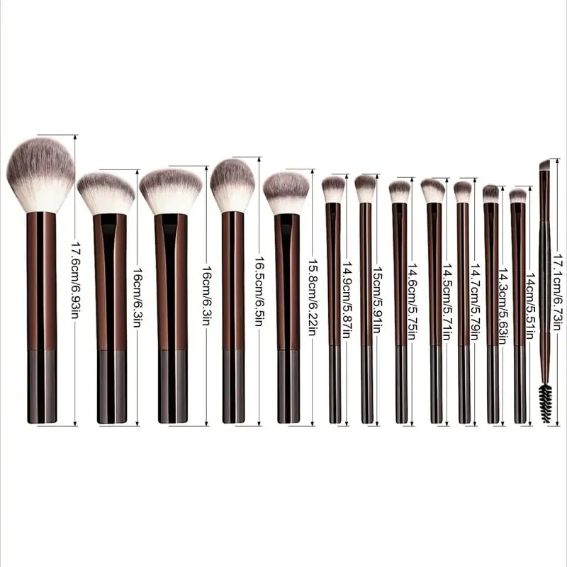 13 Piece Soft Fluffy Makeup Brush Set Foundation Make-Up Concealer Powder Eye Shadow Powder Blusher Facial Beauty Tool