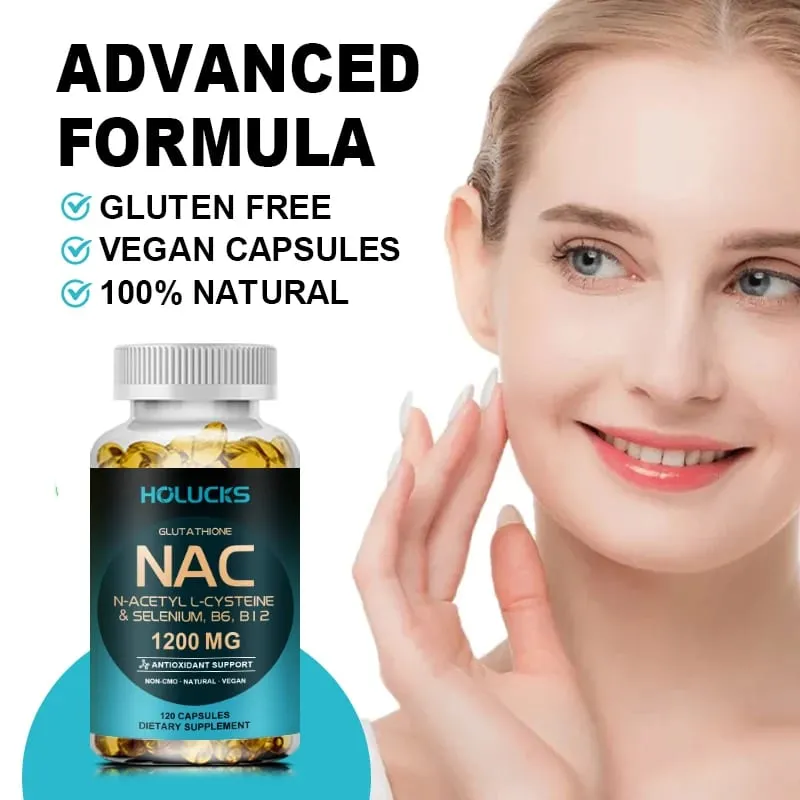NAC kapszula 1200 mg - Támogatja a bőr egészségét Sejtenergia Antioxidáns Méregtelenítés Erősíti az Immunitást Javítja az emésztést