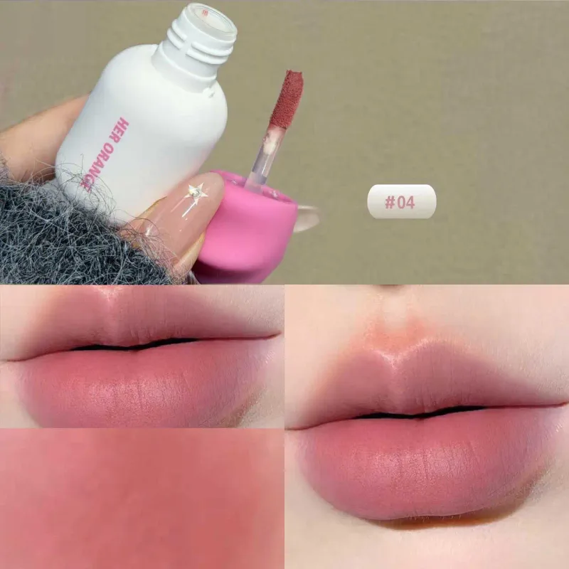Herorange, morbido fango opaco per labbra, non si asciuga, a lunga tenuta, per un trucco conveniente per gli spostamenti quotidiani — image 8