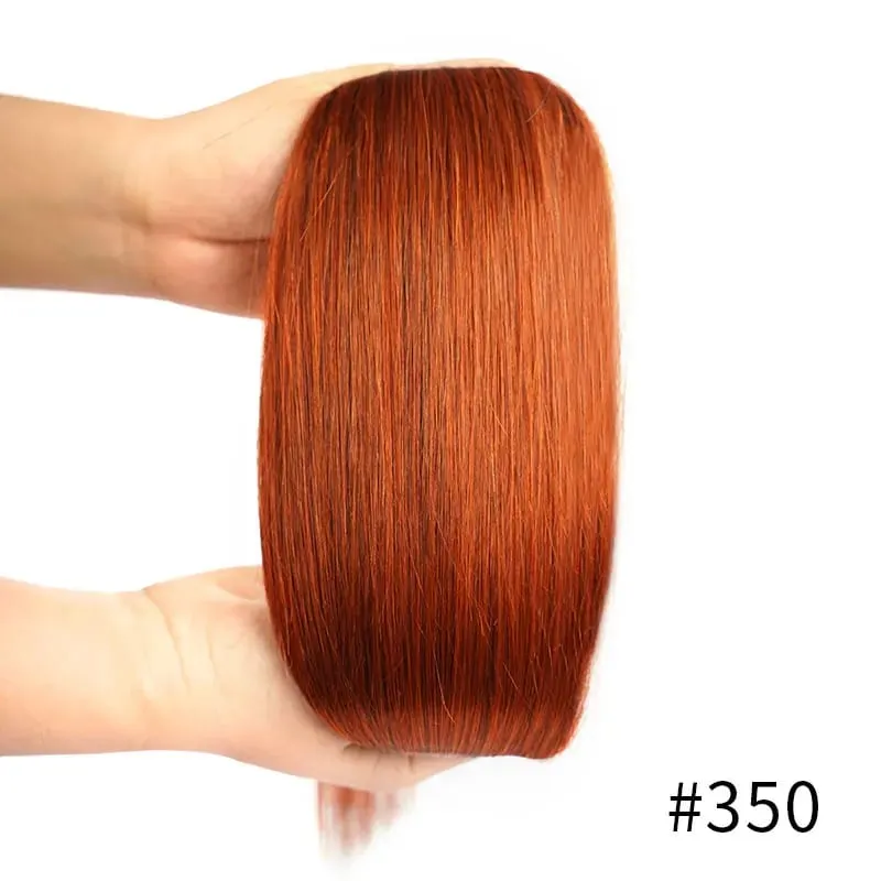Veravicky #350 Tape in Hair Extensions Remy Human Hair Permanent Pre-taped Invisible Skin Weft Hairpieces Copper Red 20pcs/50G