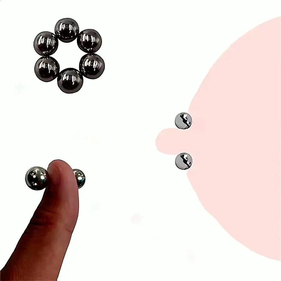 매우 강력한 자기 Orbs 젖꼭지 클램프 BDSM 속박 자극기 Clitoris Labia 젖꼭지 Creative Fidget Magnets 성인 섹스 토이 — image 5