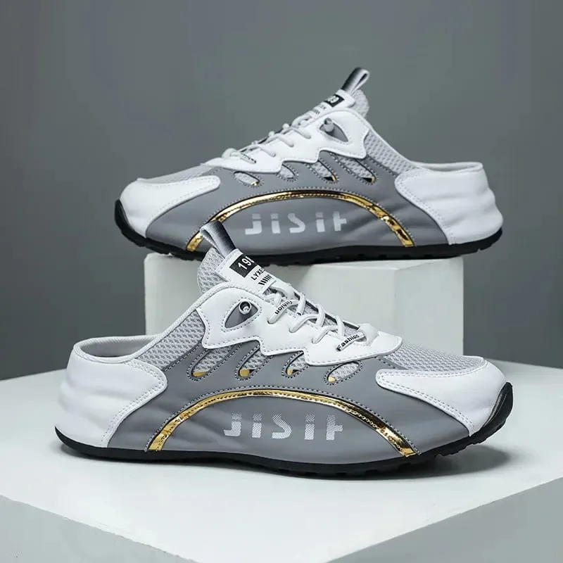 Men Sneakers teenage Trendy Shoes Summer Mesh Breathable Casual Shoes anti Slip Wear-resistant Platform Sneakers Tênis Masculino — image 9