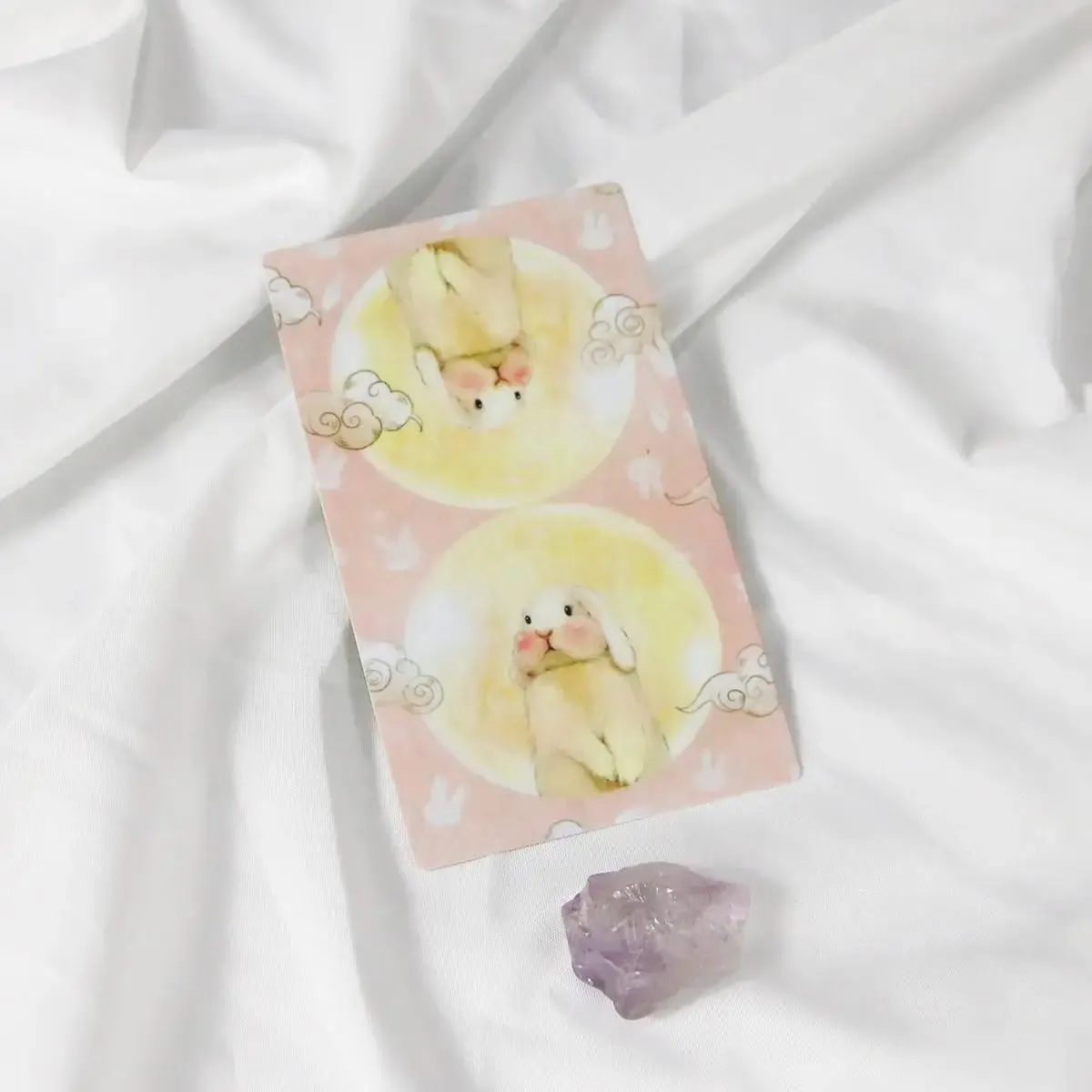 12*7cm Chubby Bunny Tarot A 78-card Deck Featuring Cute Bunnies 2.75 X 4.75'' Packaging Rigid Box