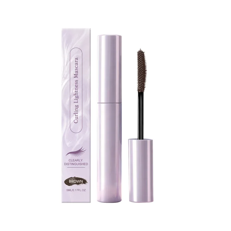 Curling Mascara Natural Lifted Lashes Waterproof Anti-Smudge Long Lasting Curling Strengthen Lashes Eye Cosmetic Black & Brown — image 8