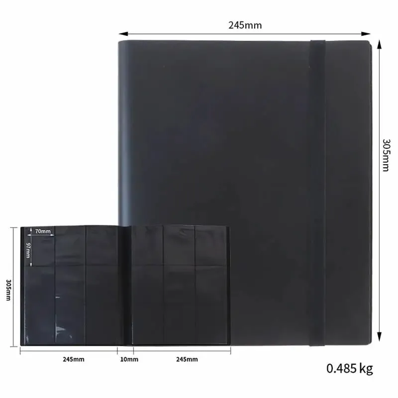 160/360 Cards Albums Capacity Pocket Holder Binders For Pokemon Yugioh Baseball Football Sports Game Card Book Sleeve Binder — image 6