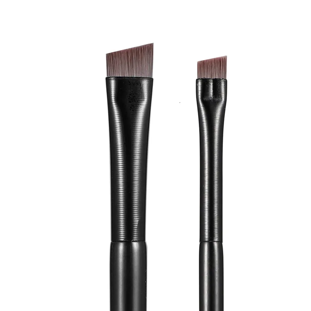 Szemöldök szemceruza ecset kis szögben dőlt penge bélés Szemöldökkontúr ecset Beauty Cosmetics eszköz Smink ecset készlet