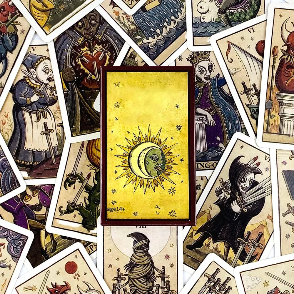 Hot-selling Tarot Cards English Version Fate Divination Edition Cards Game Family Gathering Board Games Halloween Christmas Gift — image 2