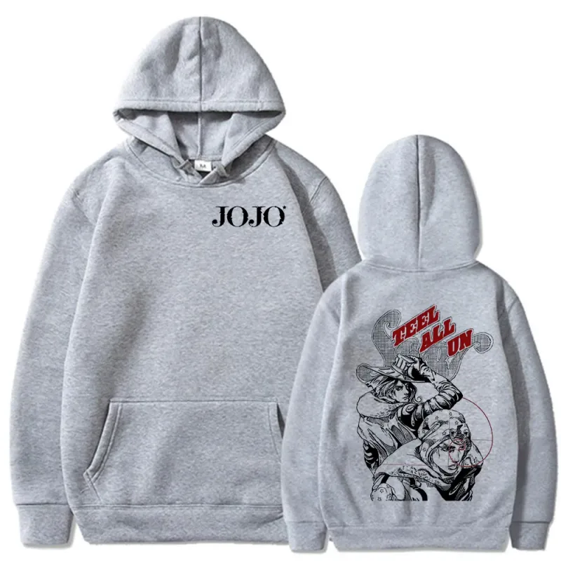 Anime JoJo Bizarre Adventure STEEL BALL RUN Gyro Zeppeli Johnny Joestar sweat à capuche pour homme femmes vêtements mode pulls sweats — image 7