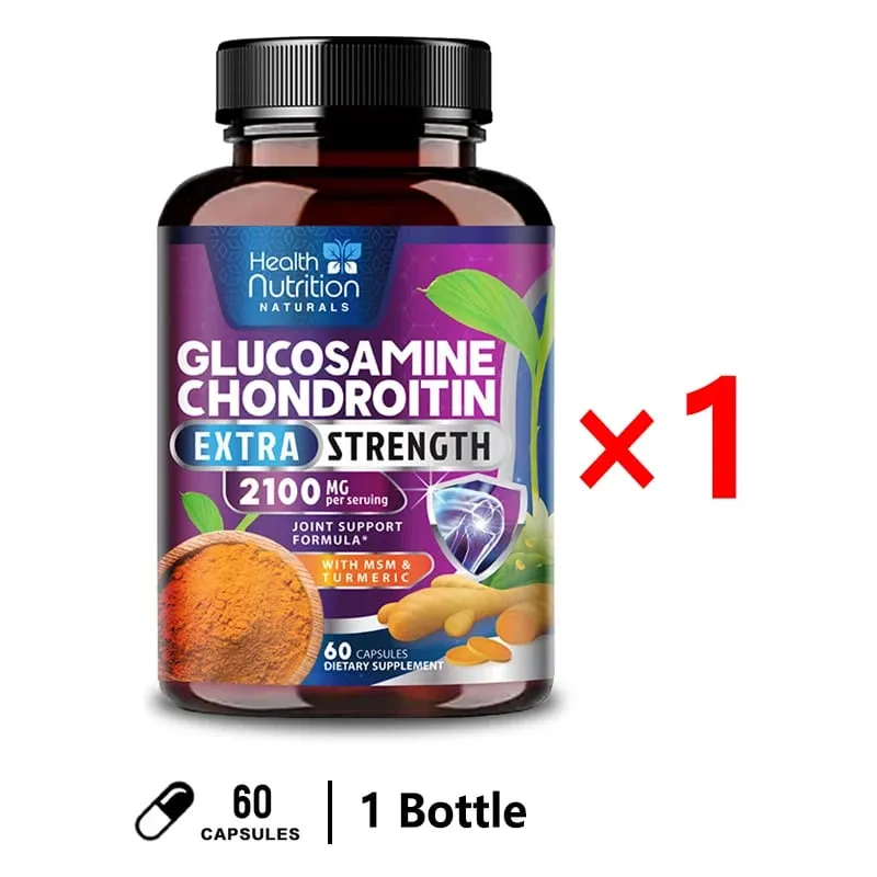 Glucosamina Condroitina Curcuma MSM Supporto articolare a tripla forza 2100 mg — image 8