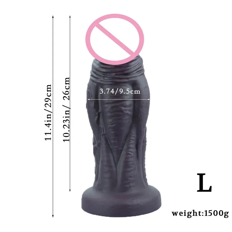 Super Big Skin Dildo Penis Prostate Massager Strap-on Silicone Realistic Anal Plug Masturbator Sexy Adult Huge Dildos Sex Toys — image 13