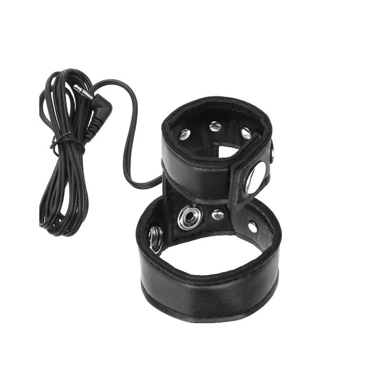 Taser Electric Shocker Ring Men Masturbate Stimulate Penis Erection Sex Toy on Gay E-stim Massage Bondage Penis Scrotum Cockring