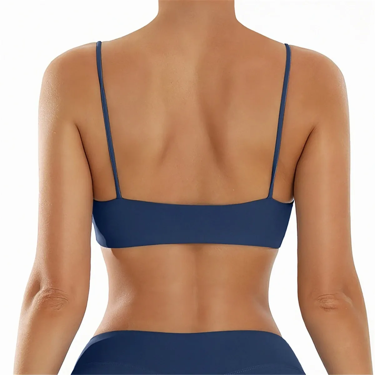 Sport Bra Women Sexy Strap Gym Bras Breathable Fitness Crop Top Yoga Underwear Padded Workout Push Up Tank Tops — image 3