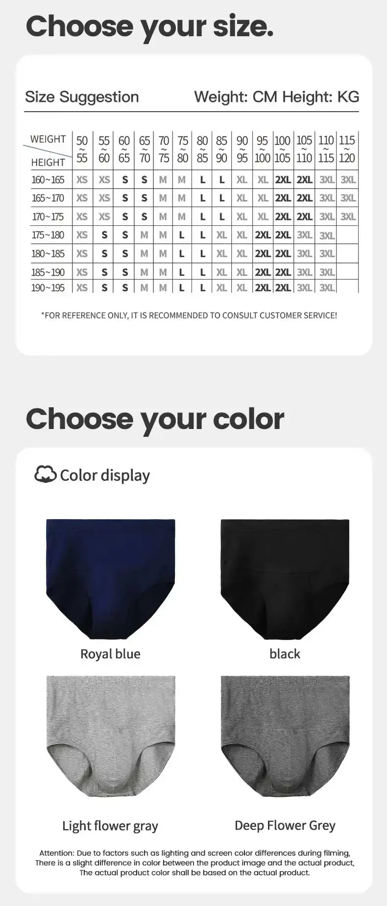 Men's cotton underpants, high-waisted, slimming, waist-protecting, enhanced warmth, short underpants for overweight sportswear — image 11