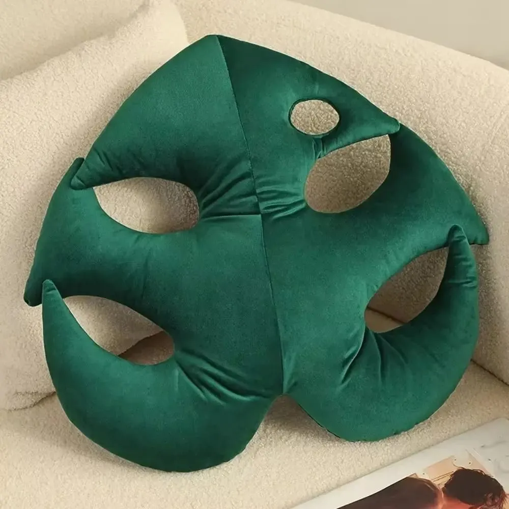 New Cartoon Creative Leaf Plush Toys Back Cushion Doll Green Plant Leaf Adult Pillow Cushion Home Indoor Decor Seat Pad — image 7