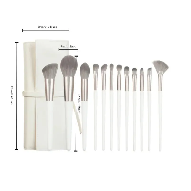 1-14pcs Makeup Brushes Tools Set Make Up Brush Tools Kits for Eyeshadow Eyeliner Cosmetics Brushes Maquiagem Soft Skin-Friendly