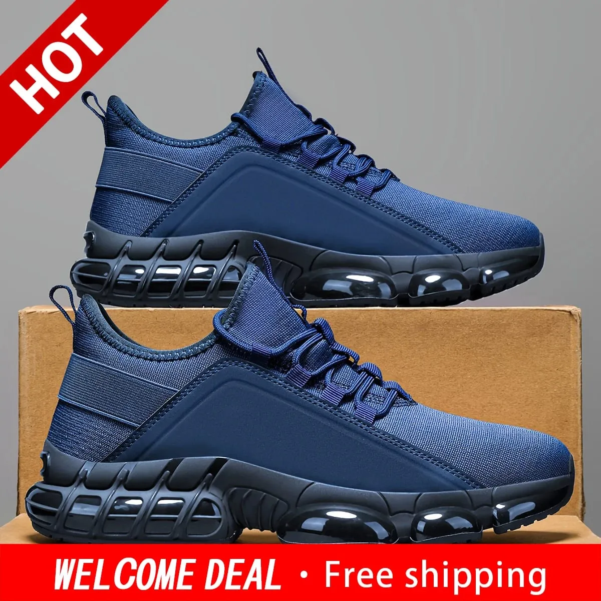 Men's Fashionable Breathable Sports casual shoes Lightweight and Comfortable Casual shoes Versatile Men's shoes — image 4