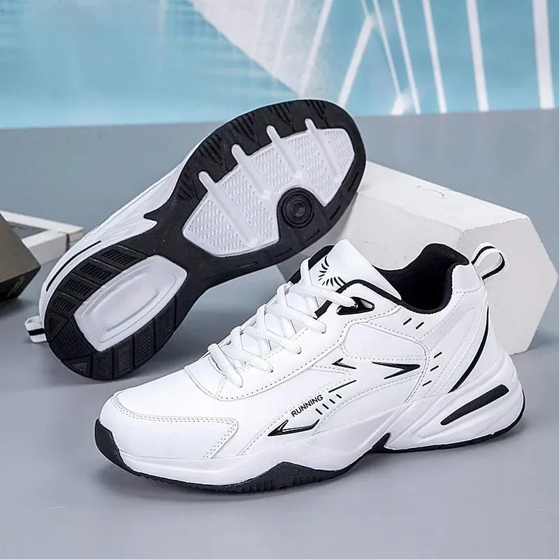 Chunky Sneaker for Men Thick Sole Versatile 2026 New Trend Mesh Lace Up Breathable Casual Sports Shoes Increased Soft Soles — image 5