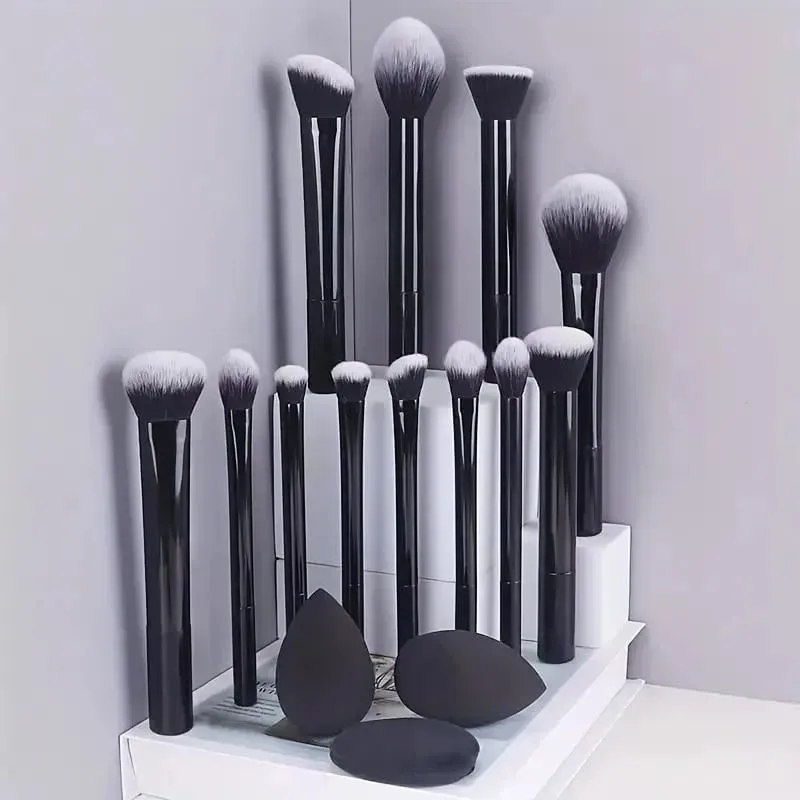 Professional Makeup Brush Double Head Foundation Powder Concealer Makeup Brush Soft Fiber Hair Cosmetic Beauty Tools — image 9