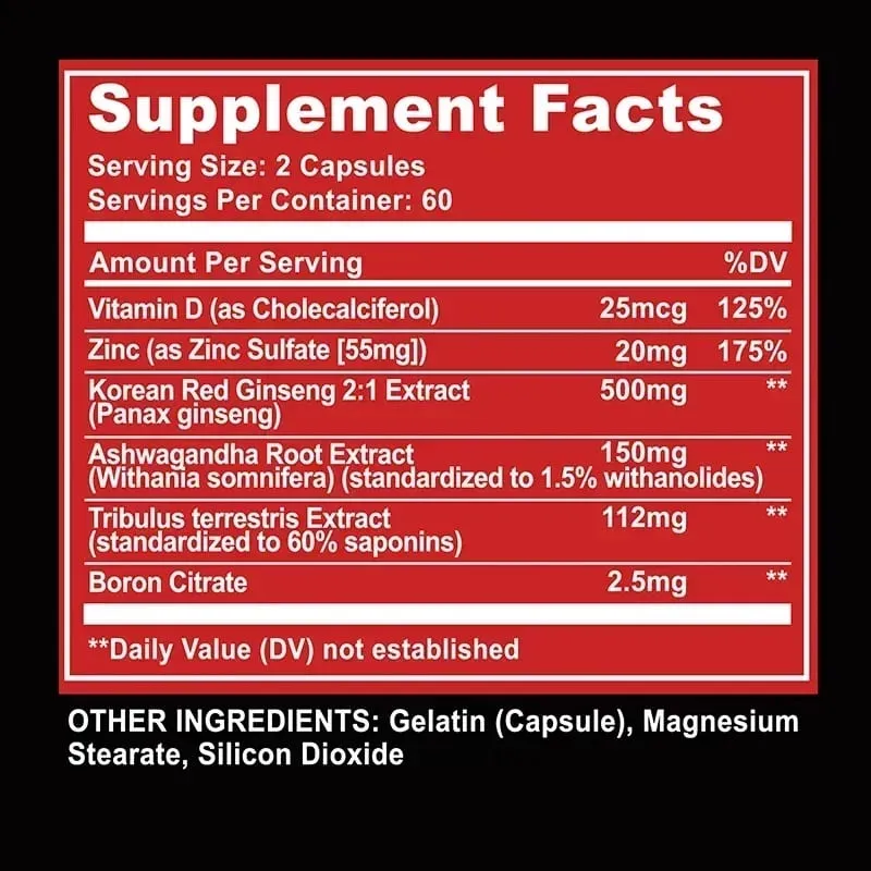 Muscle Builder Supplement - Hormone Balance Muscle Growth and Strength Promote Metabolism Improve Athletic Performance — image 2