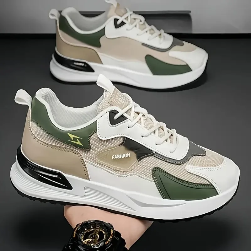 Men's Low-Top Laced Running Shoes Casual Sports Sneakers for Outdoor Training Anti-Slip Comfortable Shoes for Slow Running — image 6