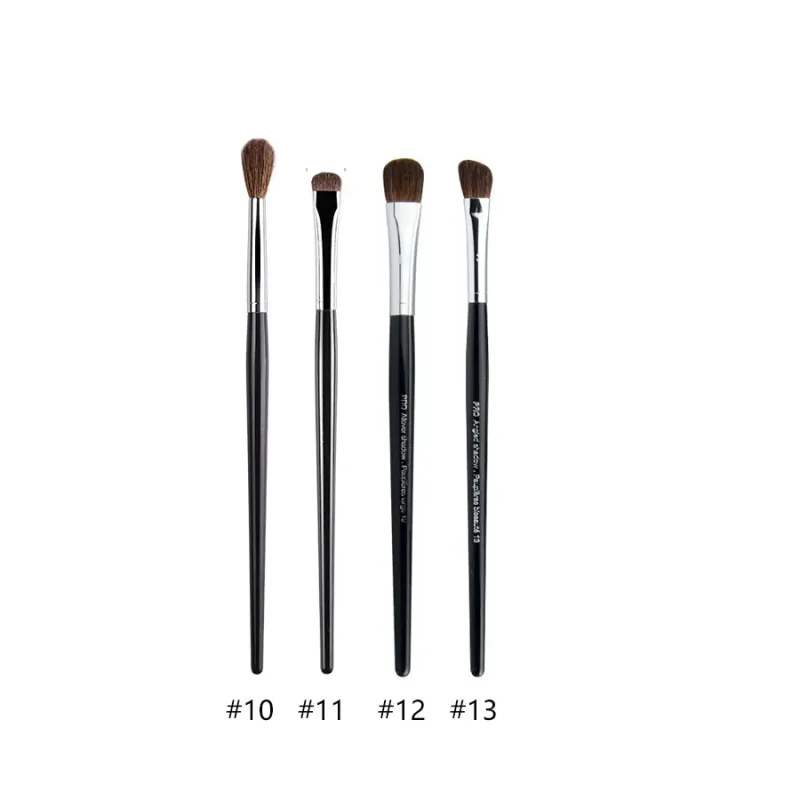 4pcs/set Pro Allover Eye Shadow Makeup Brushes Lip Brow Precision Concealer Blending Domed Crease Smudge Highlight Make Up Brush