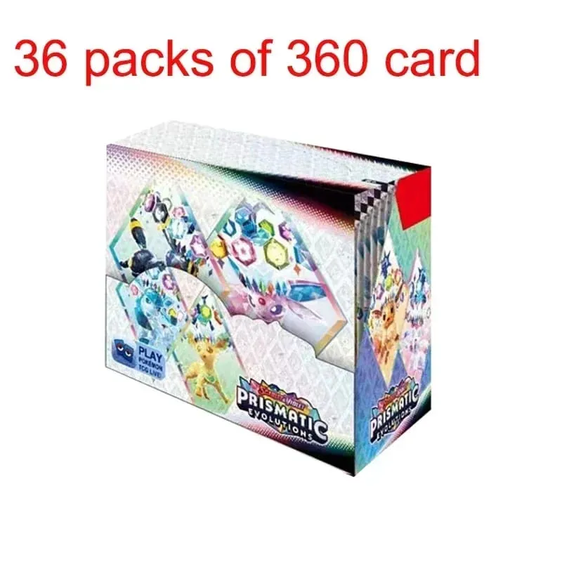 2026 360Pcs/Set Pokémon Card MEGA EVOLUTION Pre-group SCARLET&VIOLE 151 PHANTASMA FLAMES Prismatic English Booster Battle Card