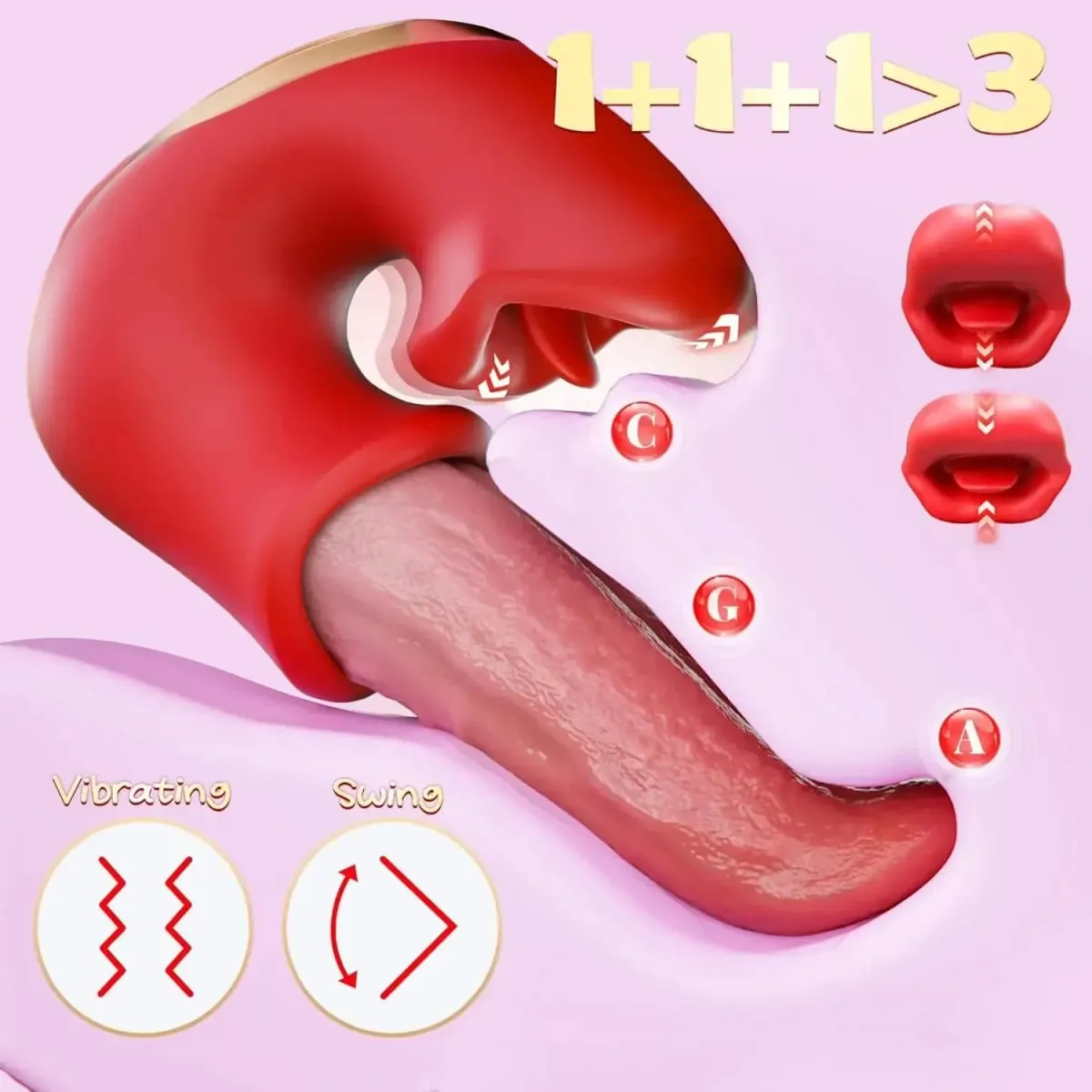 Black Rose Sucking Female Sex Toy Vibrator Jumping Egg Clitoral Suction Cup Stimulator Tongue Licking Type Adult Products — image 2