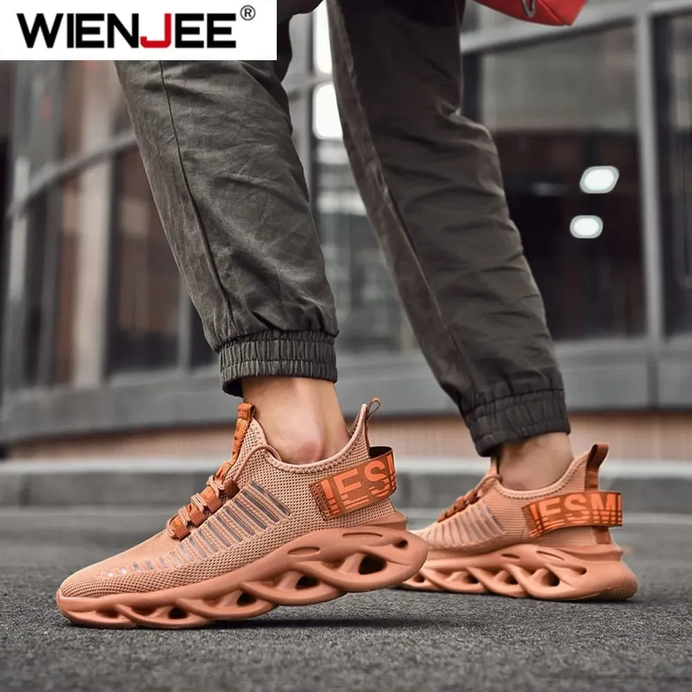 Mens Athletic Sneakers Lightweight Breathable Gym Shoes Non Slip Walking Shoes Comfortable Sports Shoes For Men Training