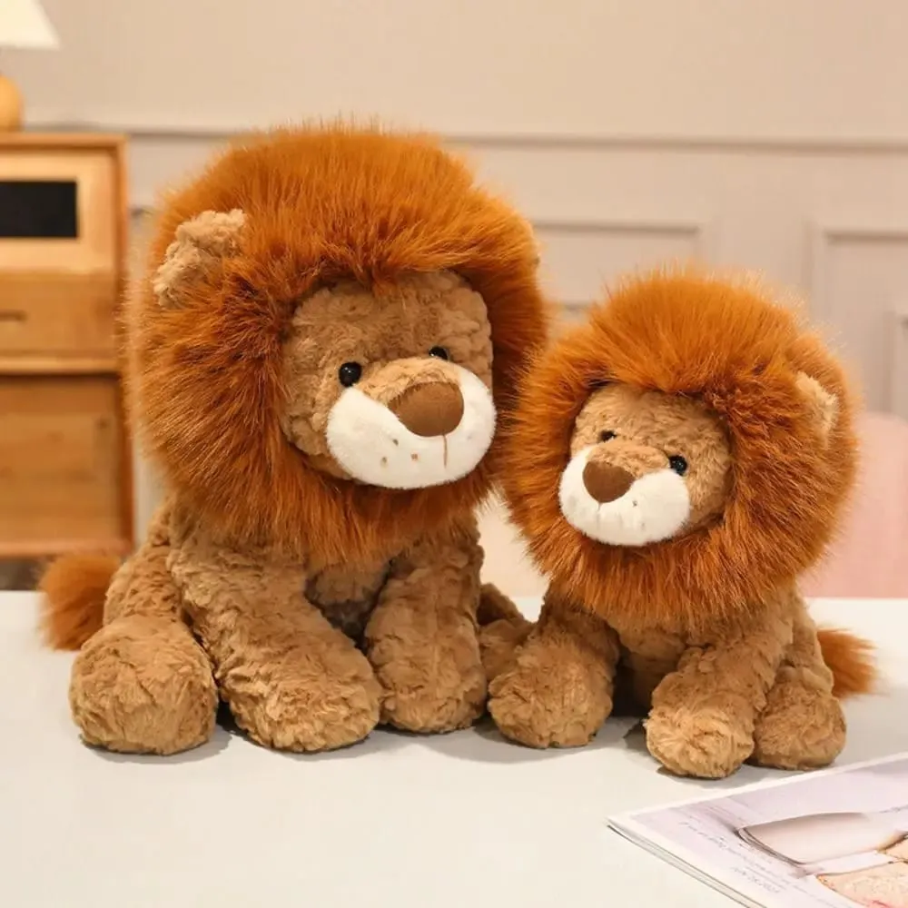 Creative Gift Soft Lion Stuffed Animal Plush Pillow Cute Emotional Support Stuffed Animals Plush 13.8inch Plush Toy — image 4