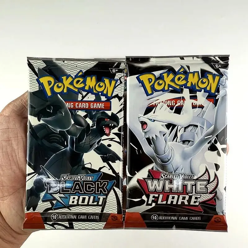 10/20pcs English Pokemon Card Black Bolt White Flare Booster Battle Pokemon Trade Card Transaction Gifts — image 4