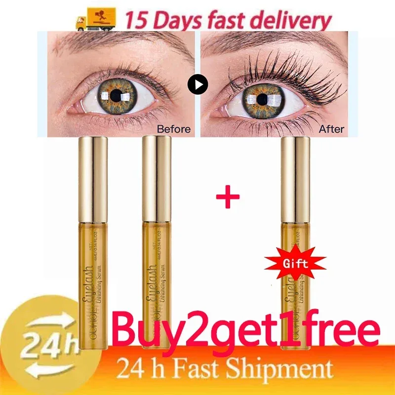 Sérum de croissance rapide des cils 7 jours, rehausseur de sourcils naturel, produits de traitement pour cils plus longs, plus épais, soins pour les yeux, maquillage